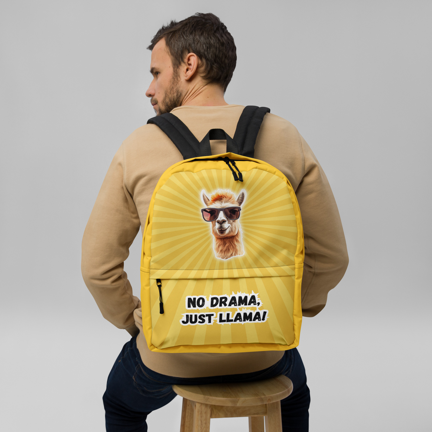 Llama-rific Backpack: No Drama, Just Llama!