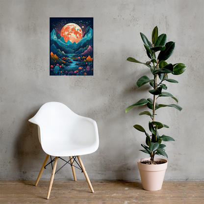 Stunning Extraterrestrial Landscapes on Wall Poster