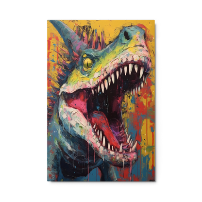 Transform Your Space with Dinosaur Majesty: Abstract Wall Art