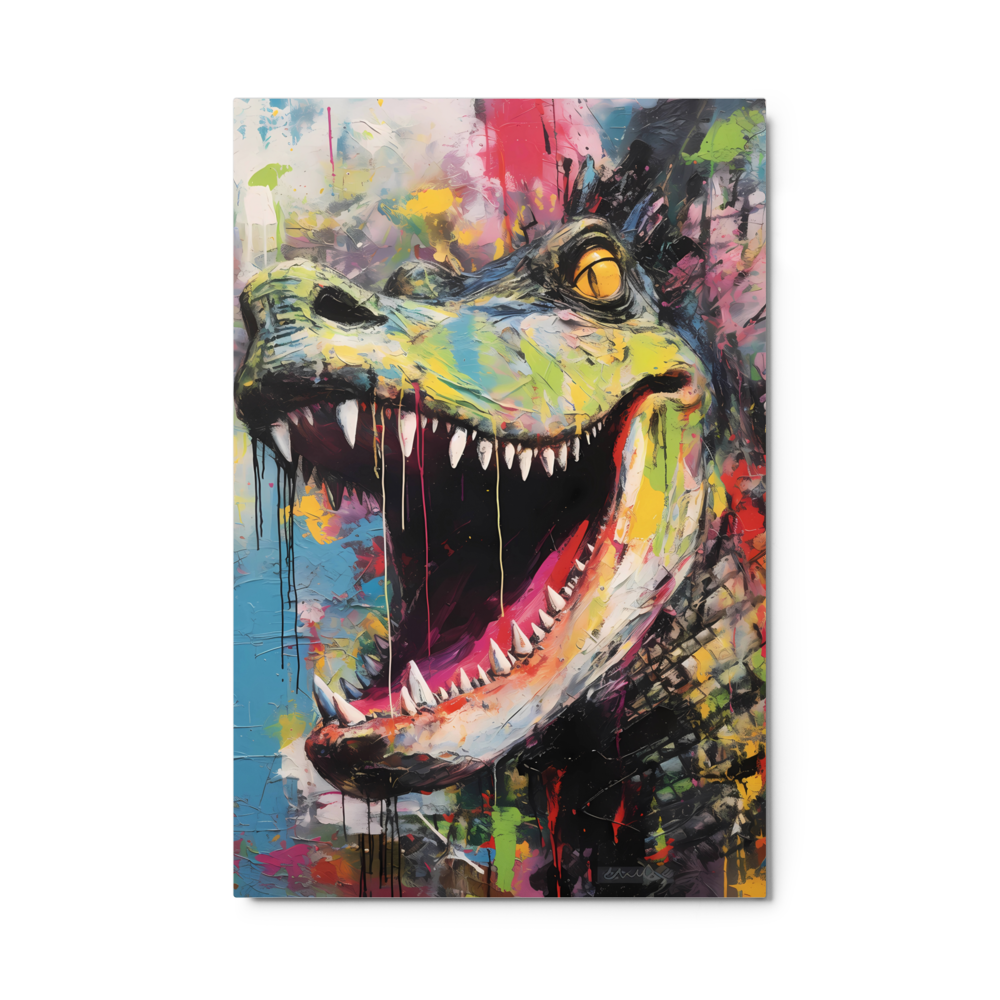 Roarsome dino portrait - a splash of prehistoric personality for your space