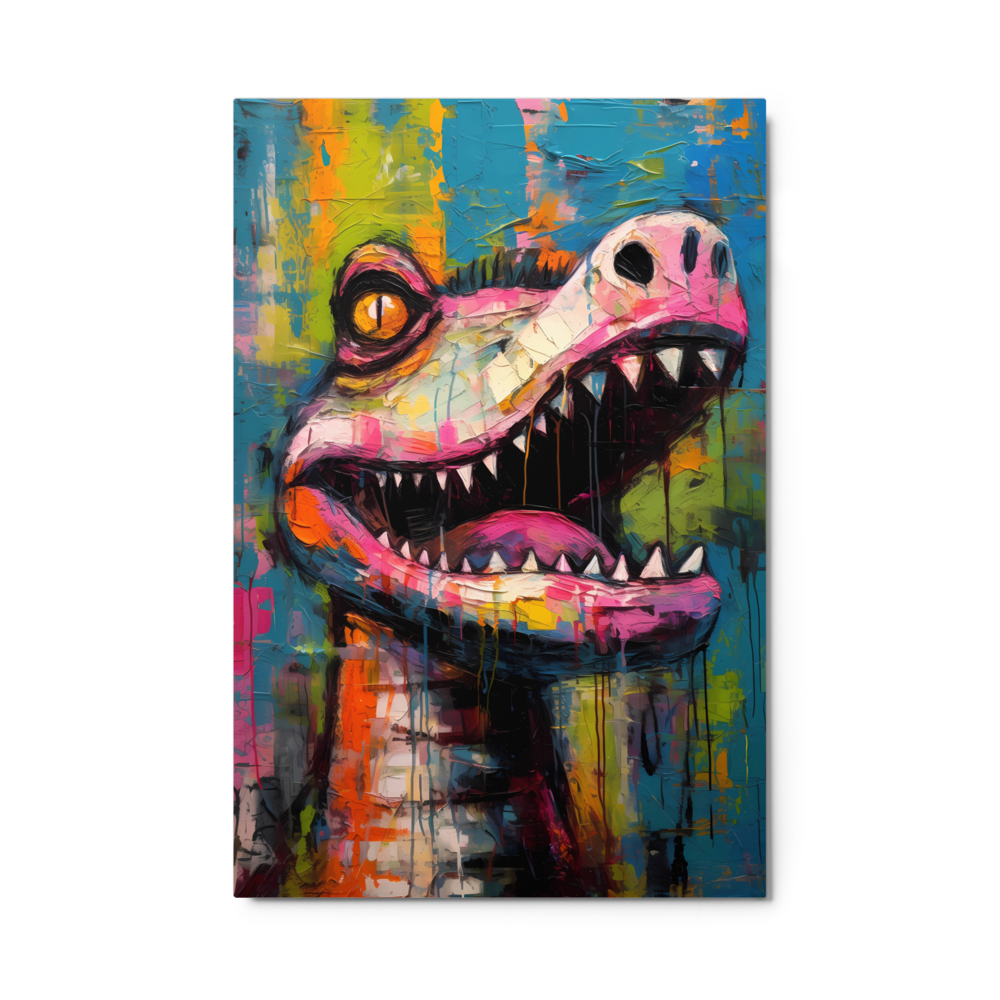 Colorful Dinosaur Art Palette - Stunning Abstract Design