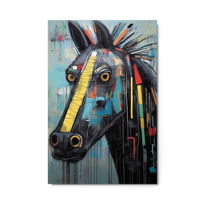 Vibrant Horse Artwork: A Gaze Into the Equestrian Realm