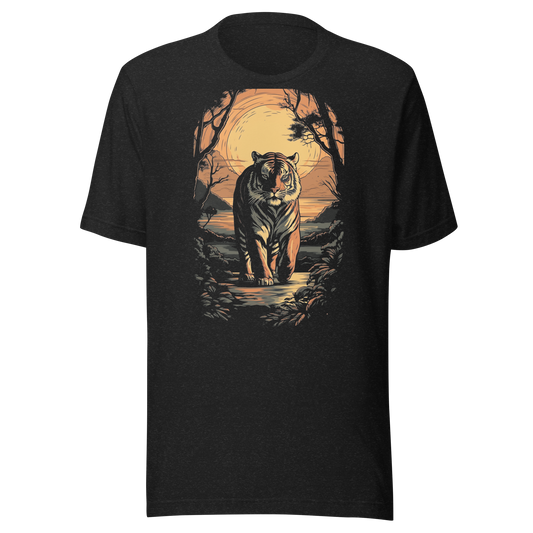 Unisex t-shirt: The Majestic Tiger of the Safari