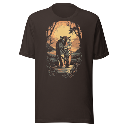 Unisex t-shirt: The Majestic Tiger of the Safari