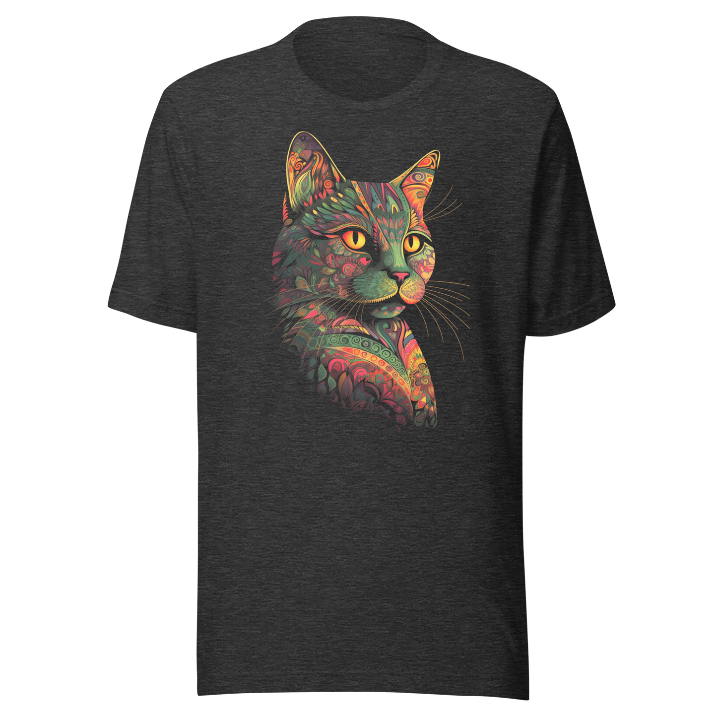 Shop Colorful Cat Print Unisex T-shirts and Stand Out in Style