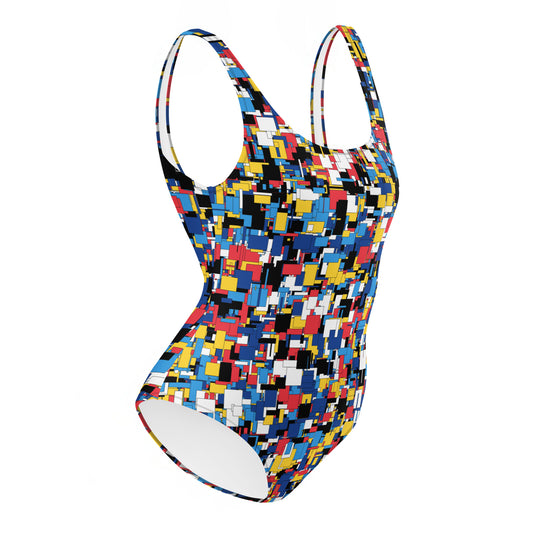 Stand Out in Style with Our Colorful Swimsuit! One-Piece Swimsuit