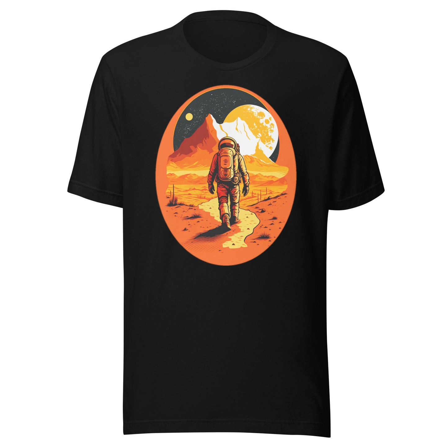 Unisex t-shirt print with astronaut - "Mars Explorer"