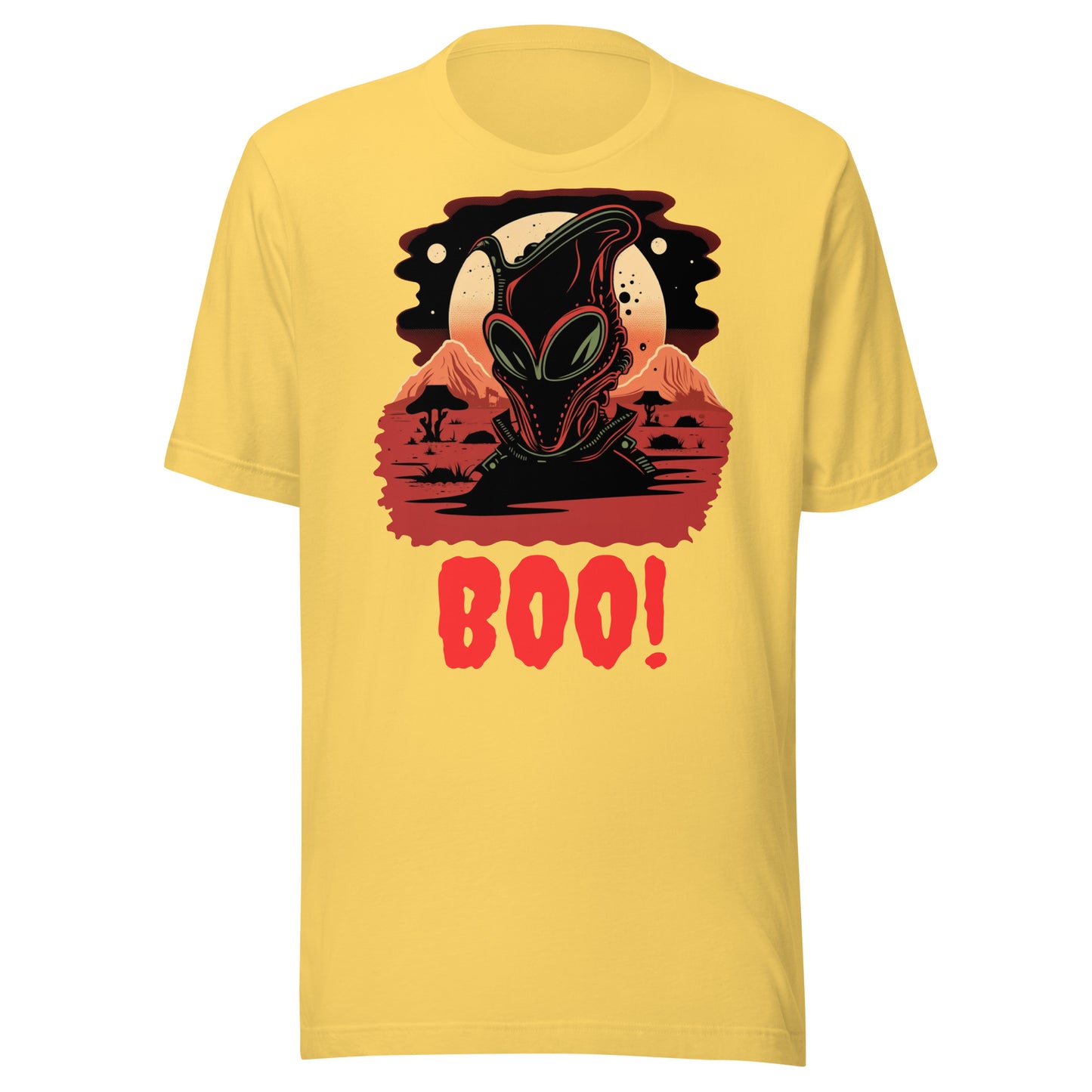 Alien BOO! Funny Unisex T-shirt
